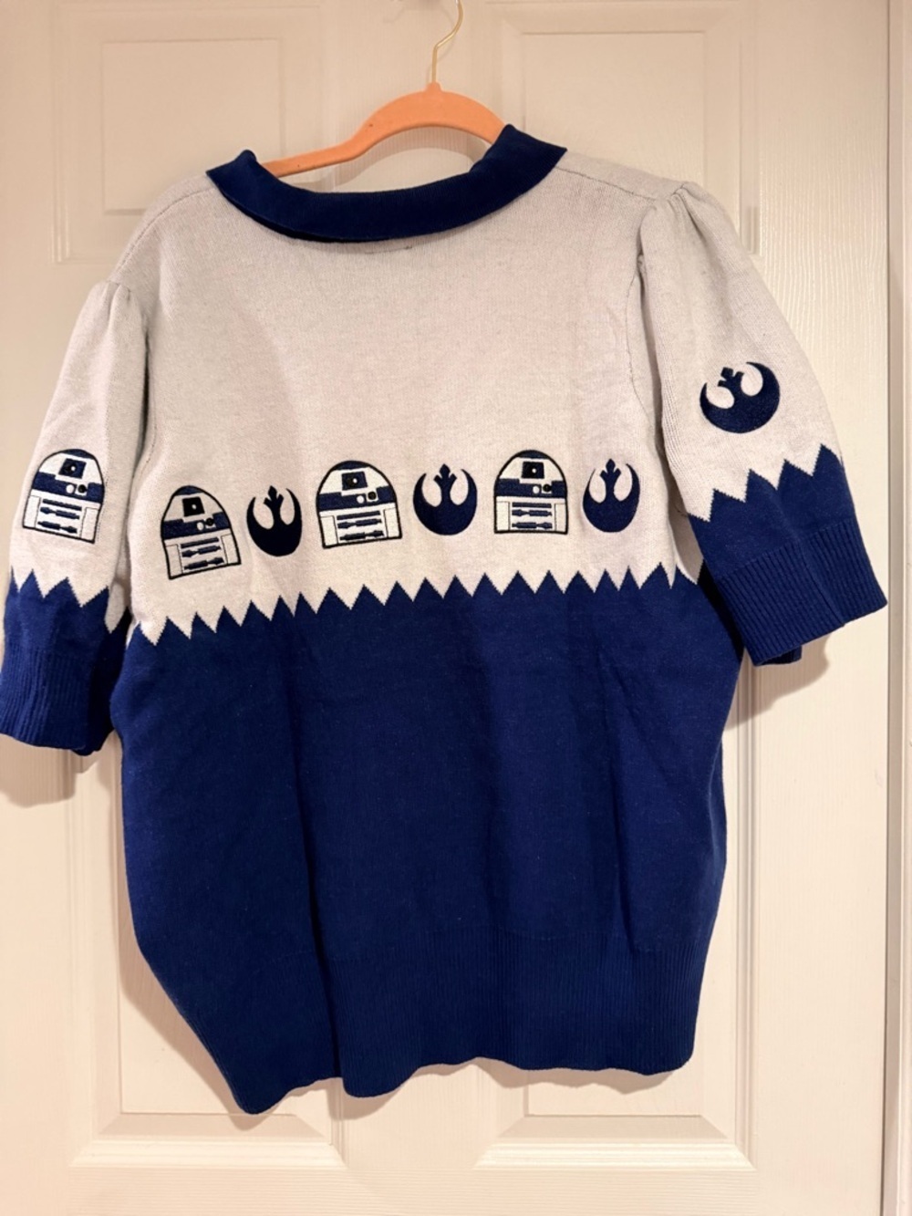Her Universe Star Wars Polo Top - Navy & Light Gray - Picture 6 of 8